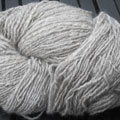 Hand spun gray shaded 3-ply yarn